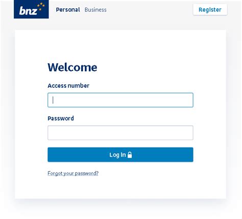 bnz nz log in.